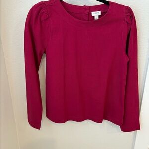 J.Crew Vibrant Pink Crew Neck Top